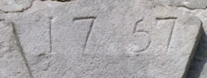 Date on building leading to Gargunnock House