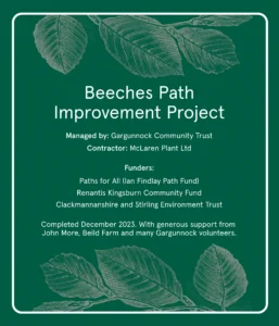 Beeches path sign