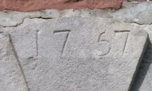Date on building leading to Gargunnock House
