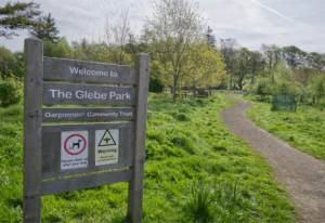 Entrance to Glebe Park