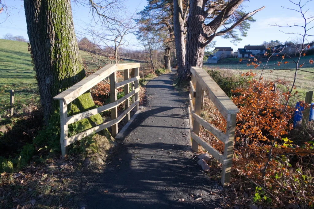 Part of upgraded Beeches Walk
