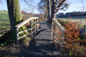 Part of upgraded Beeches Walk