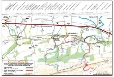 Gargunnock Walking Map